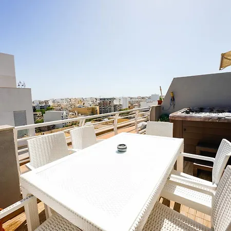 With Private Jacuzzi And Terrace In St Julians 3 Bedrooms *